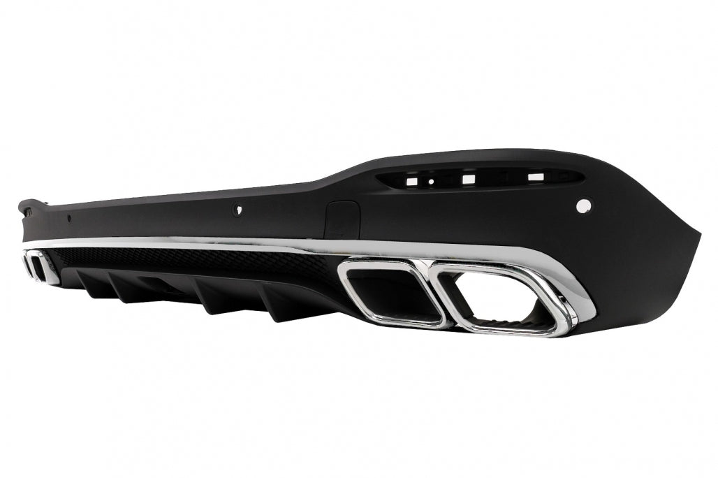 😍Diffusore Posteriore +Terminale di Scarico adatto per Mercedes GLE W167 V167