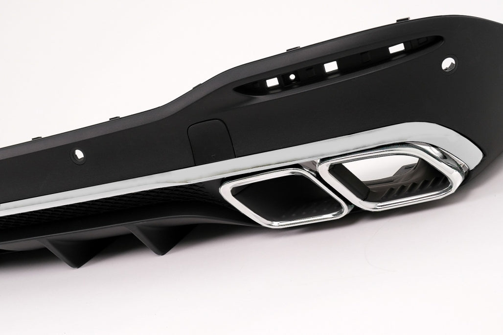 😍Diffusore Posteriore +Terminale di Scarico adatto per Mercedes GLE W167 V167