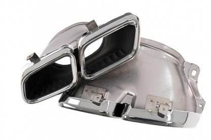 😍Diffusore Posteriore +Terminale di Scarico adatto per Mercedes GLE W167 V167