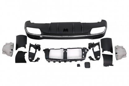 😍Diffusore Posteriore +Terminale di Scarico adatto per Mercedes GLE W167 V167