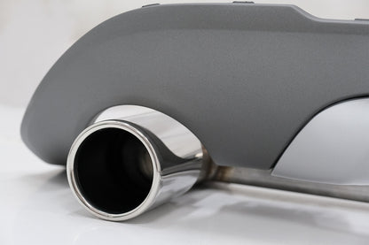 diffusore con terminale di scarico adatto per BMW X1 SUV F48 (dal 06.