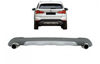 diffusore con terminale di scarico adatto per BMW X1 SUV F48 (dal 06.