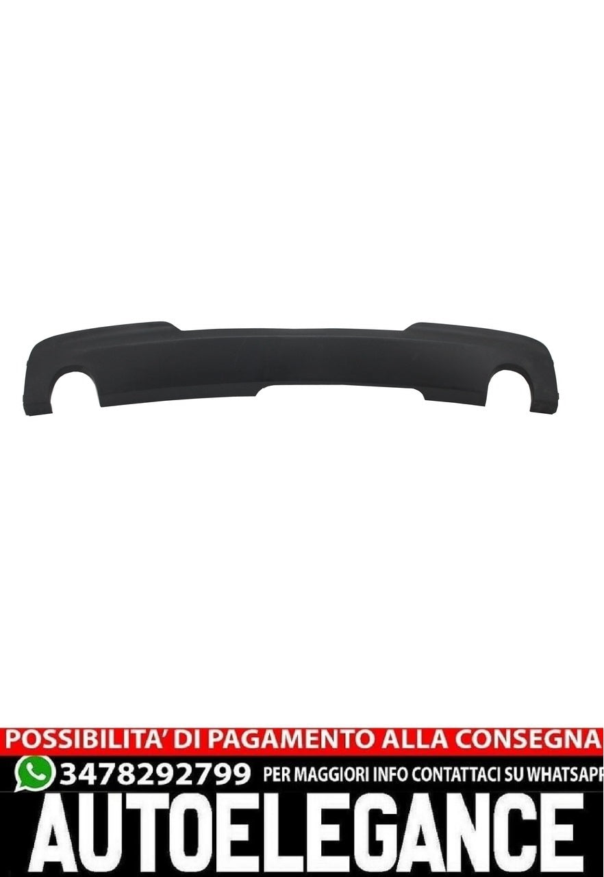 Single Dual Outlet Exhaust Diffuser Fit For BMW 5 Series F10 F11 (201 