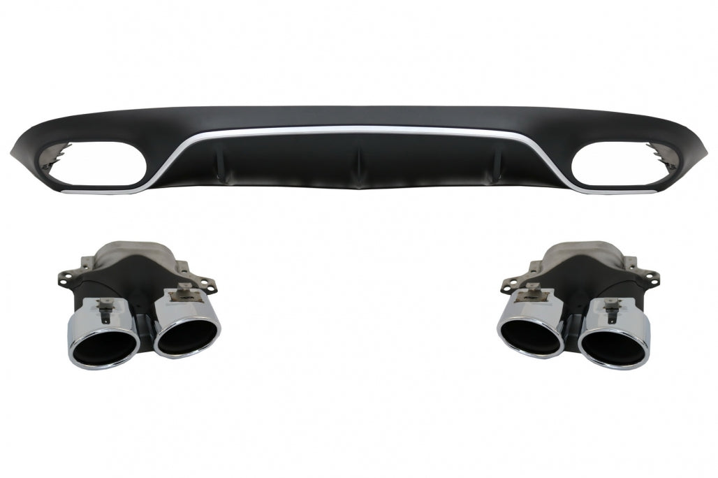 Diffusore Posteriore+Terminali di Scarico per Mercedes Classe E C238A238 2016-19