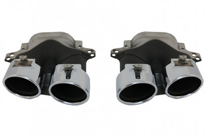 Diffusore Posteriore+Terminali di Scarico per Mercedes Classe E C238A238 2016-19