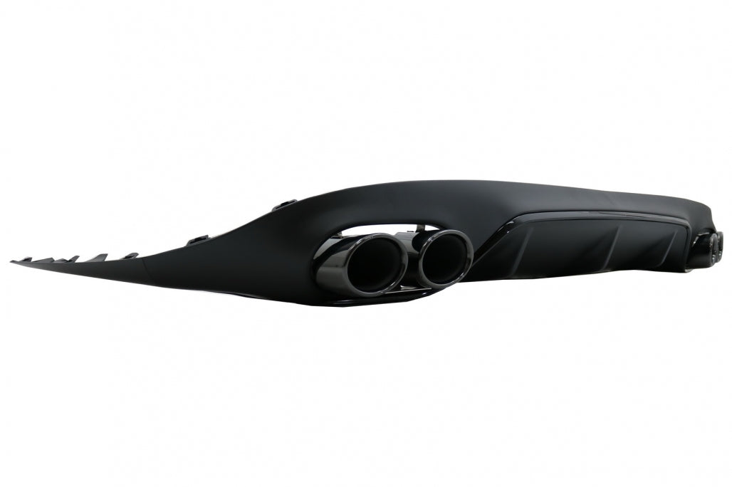 Diffusore Posteriore con Terminali di Scarico adatto per Mercedes Classe E C238 A238 AMG Sport Line Coupé Cabrio (2016-2019) E53 Night Package Design