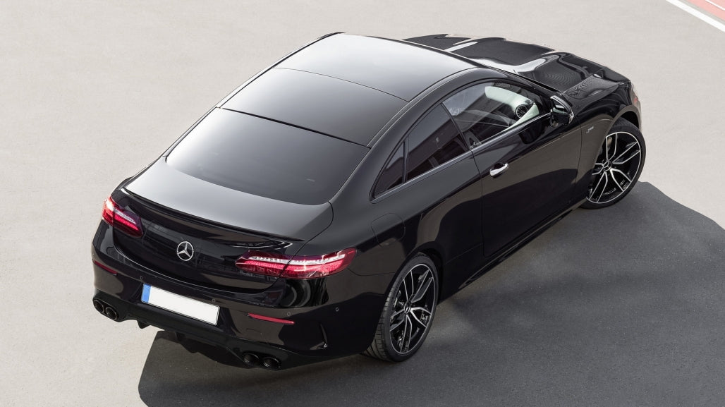 Diffusore Posteriore con Terminali di Scarico adatto per Mercedes Classe E C238 A238 AMG Sport Line Coupé Cabrio (2016-2019) E53 Night Package Design