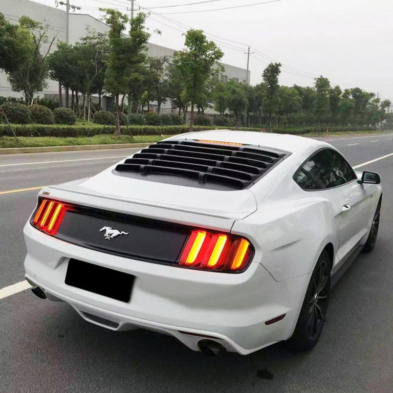 🔝Rear window grilles suitable for Ford Mustang Mk6 VI 6th generation 2015-2019
