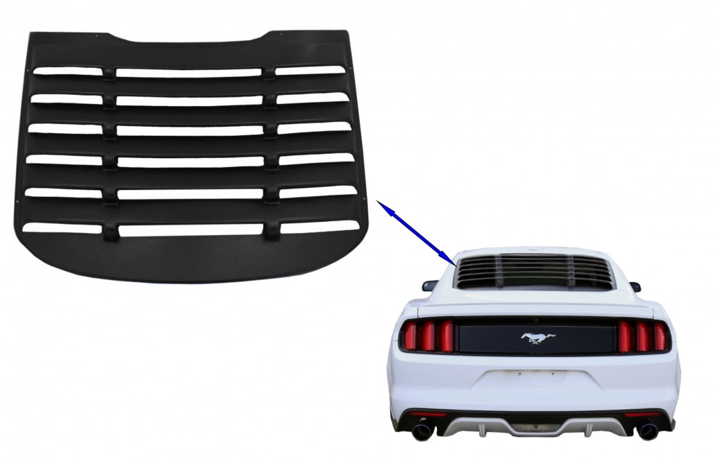 🔝Rear window grilles suitable for Ford Mustang Mk6 VI 6th generation 2015-2019