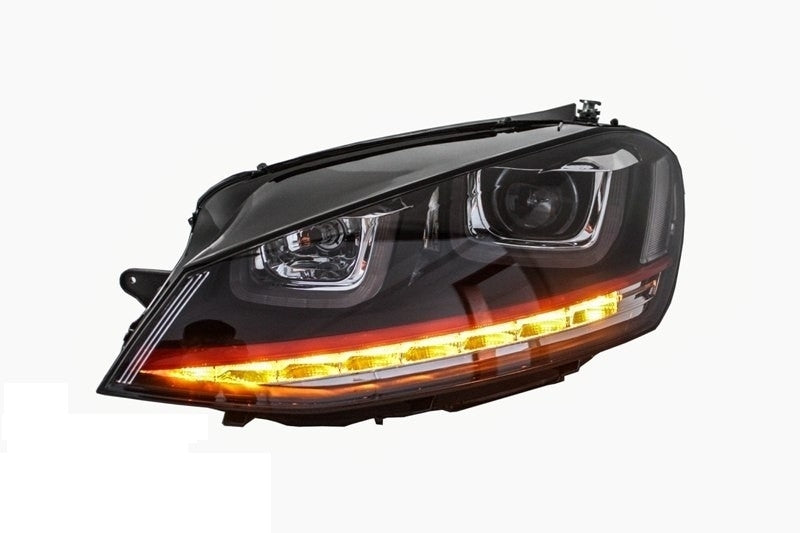 Fari RHD 3D LED DRL adatti per VW Golf 7 VII (2012-2017) RED R20 GTI Look LED Fl