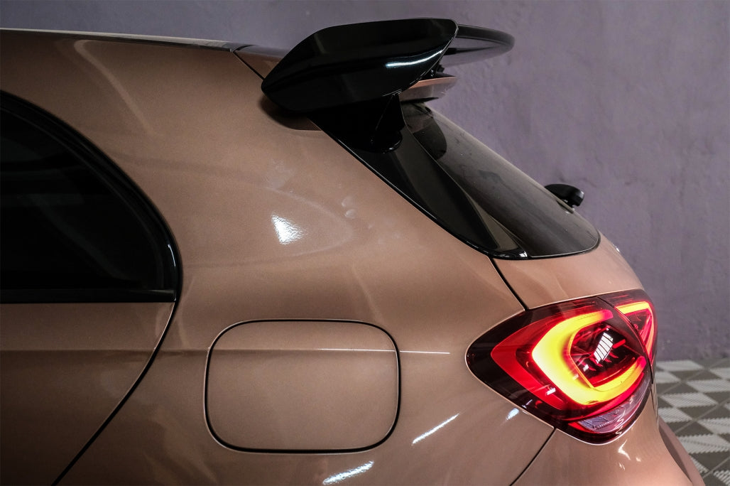 🔥Spoiler adatto per Mercedes Classe A W177 Hatchback SE 18 A45 Design Piano Black🔥