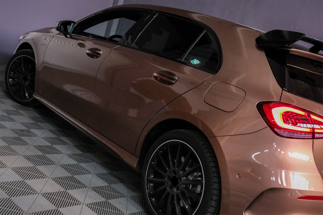 🔥Spoiler adatto per Mercedes Classe A W177 Hatchback SE 18 A45 Design Piano Black🔥