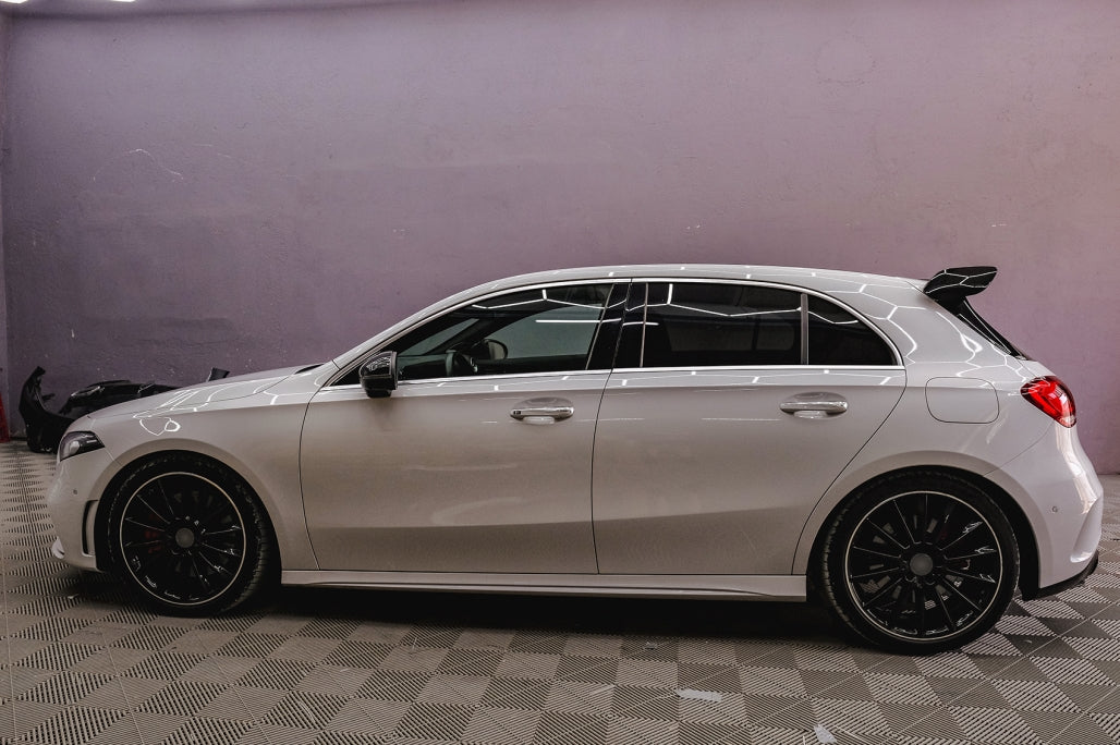 🔥Spoiler adatto per Mercedes Classe A W177 Hatchback SE 18 A45 Design Piano Black🔥