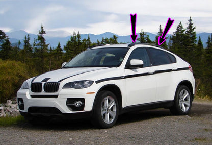⭐BARRE SUL TETTO  ADATTO PER BMW X6 E71 E72 (2008-2015) Black⭐