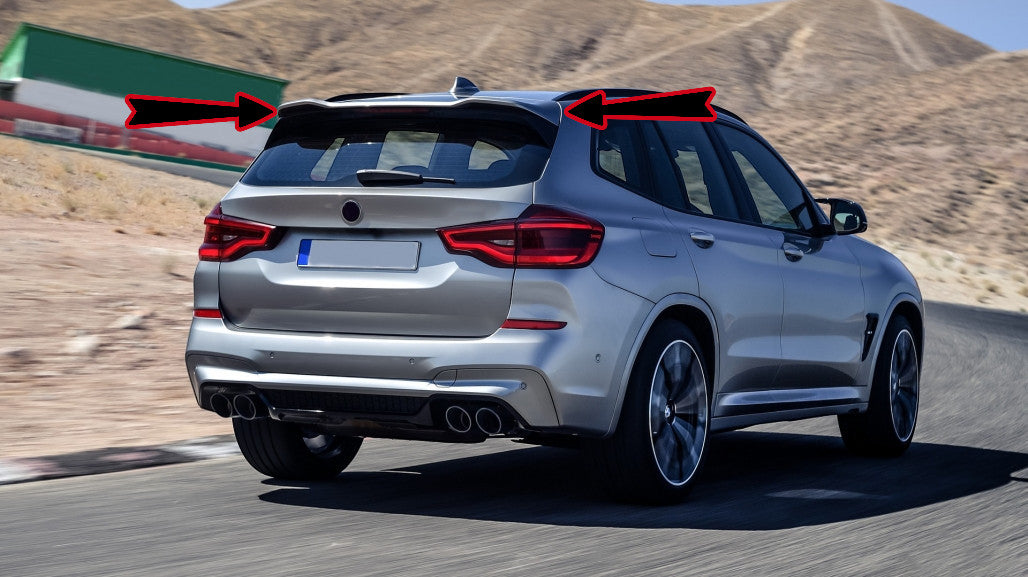⭐Spoiler sul tetto adatto per BMW X3 G01 (2017-Up) BK Style Piano Black⭐
