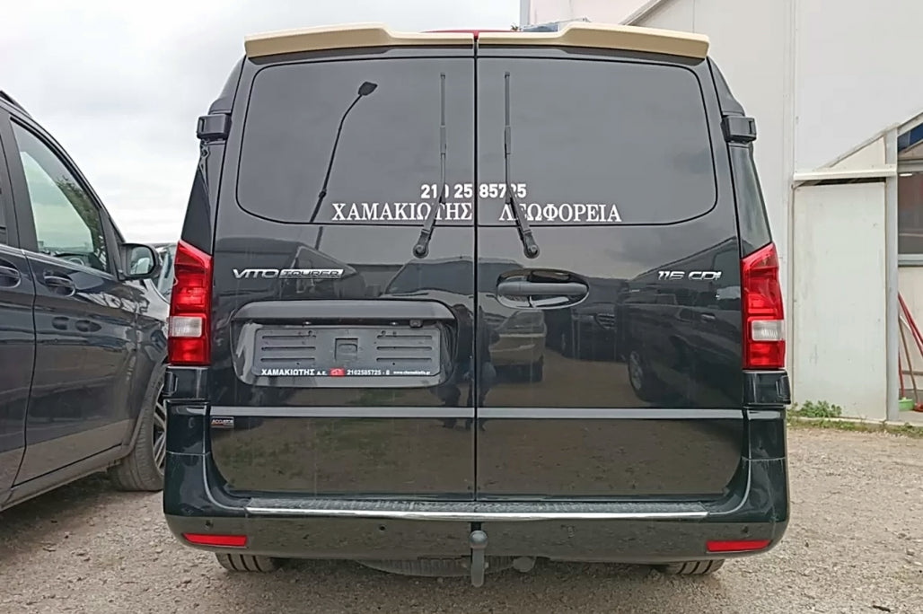 Spoiler sul tetto adatto per Mercedes Classe V W447 (dal 2014) Barn Twin Doors