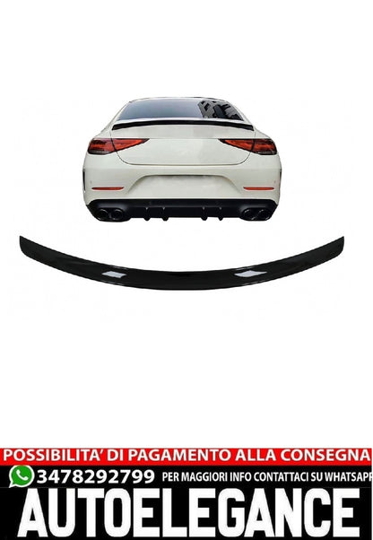 Spoiler cofano bagagliaio adatto per Mercedes CLS C257 (dal 2018 in poi) Nero pi