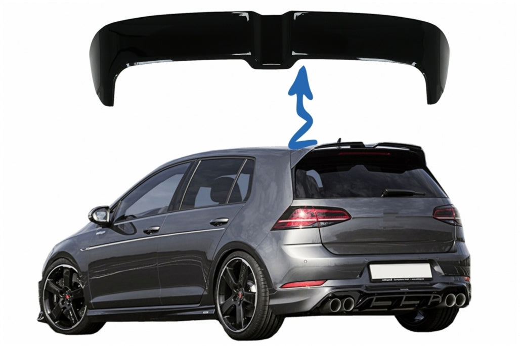 Spoiler sul tetto adatto per VW Golf 7 VII (2012-2017) GTI OETT Design Piano Bla