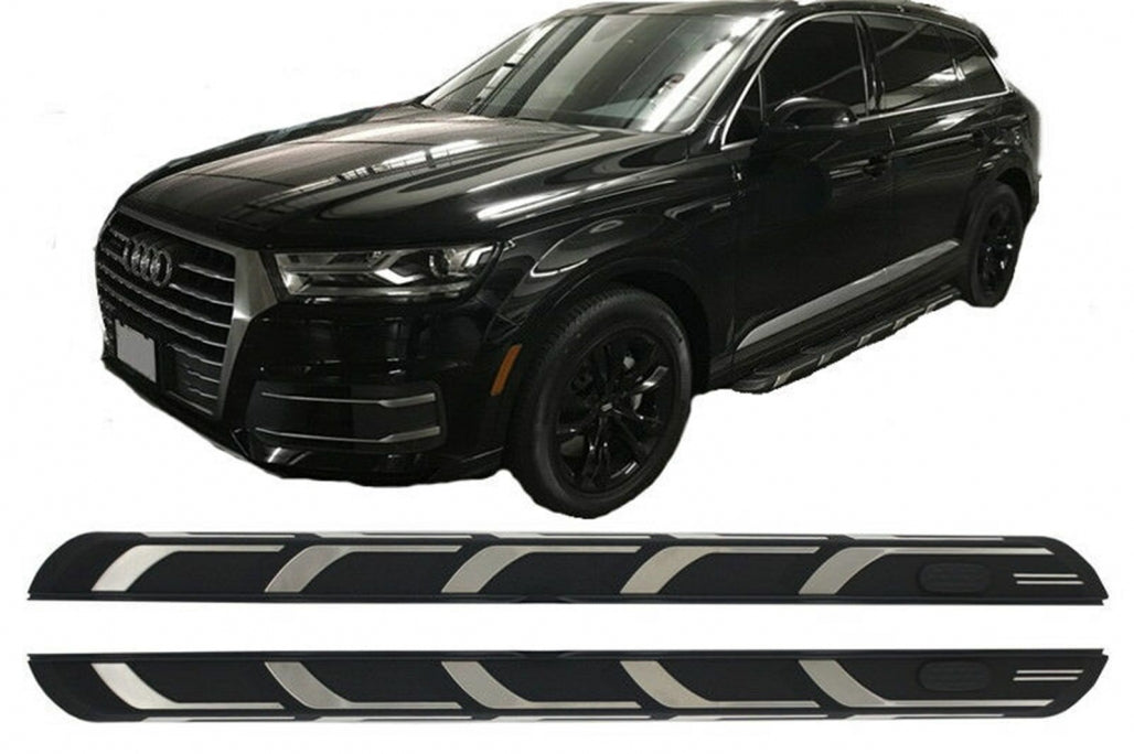 Running boards suitable for AUDI Q7 4M (2016-) SUV off-road vehicle 