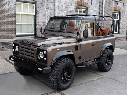 Pedane Pedane Adatte per Land Rover Defender 90 (1990-2016) Black Edition