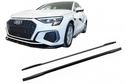 Minigonne laterali Estensioni adatte per Audi A3 8Y S-Line S3 (2020-) Berlina