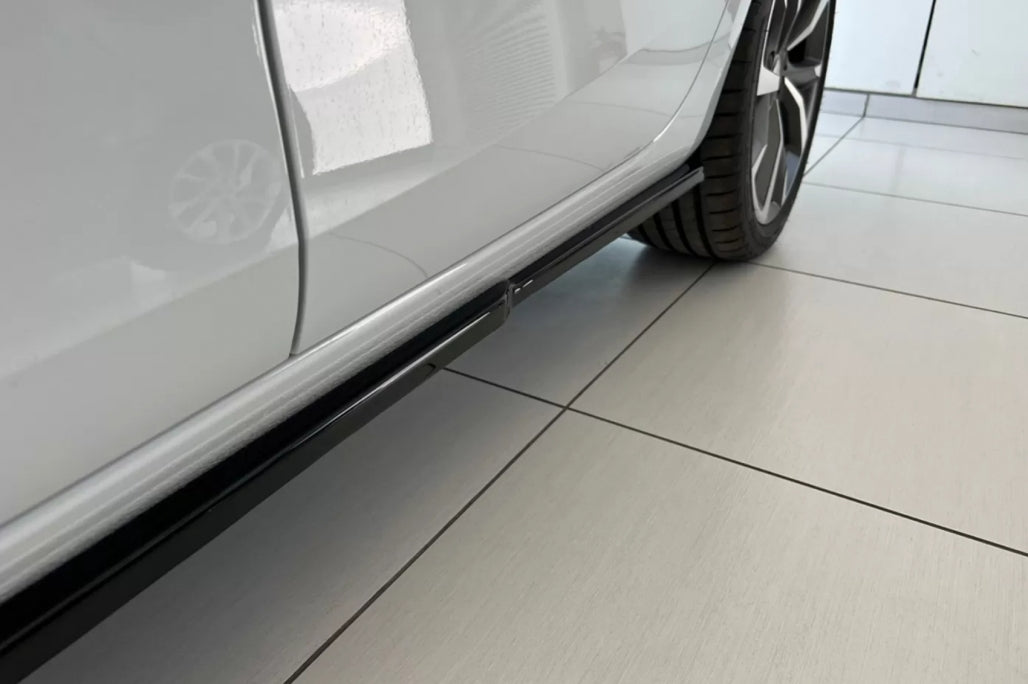 🤩Minigonne laterali Estensioni adatte per Seat Leon Mk4 2020+ Piano NERO🤩