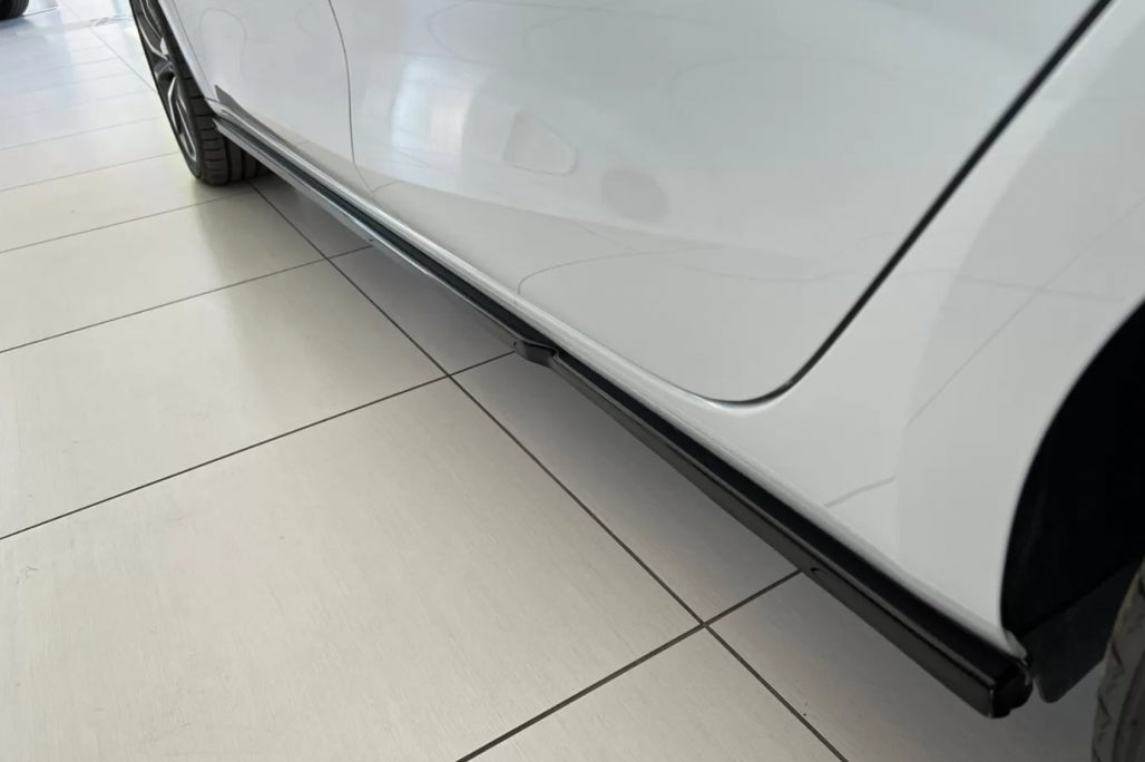 🤩Minigonne laterali Estensioni adatte per Seat Leon Mk4 2020+ Piano NERO🤩