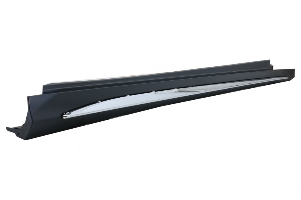 Side Skirts Suitable for Mercedes C-Class W205 S205 (2014-2020) Sport C63 Design Chrome