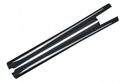 Side Skirts Suitable for Mercedes C-Class W205 S205 (2014-2020) Sport C63 Design Chrome