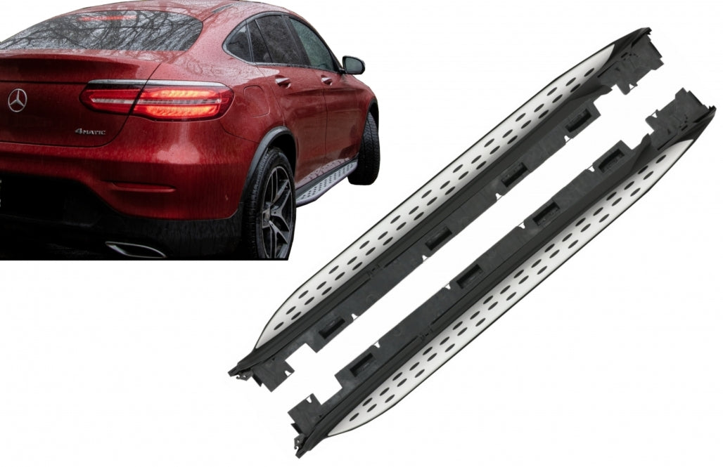 Minigonne laterali adatte per Mercedes Classe GLC X253 (dal 2015) GLC Coupe C253 (dal 2016)