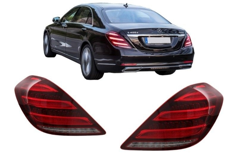Full LED rear lights suitable for Mercedes S-Class W222 (2013-2017) with seq 