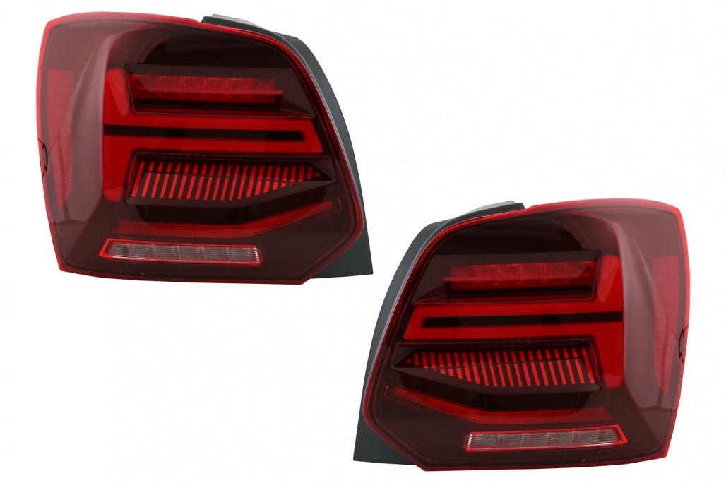Fanali posteriori Full LED adatti per VW Polo 6R 6C 61 (2011-2017) Luci di svolta dinamiche sequenziali Vento Look