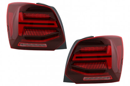 Fanali posteriori Full LED adatti per VW Polo 6R 6C 61 (2011-2017) Luci di svolta dinamiche sequenziali Vento Look