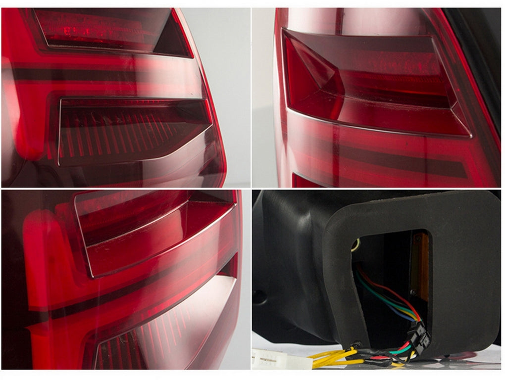 Fanali posteriori Full LED adatti per VW Polo 6R 6C 61 (2011-2017) Luci di svolta dinamiche sequenziali Vento Look