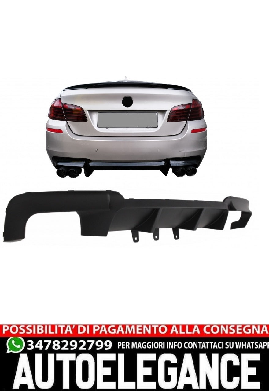 Diffusore d'aria a doppia uscita adatto per BMW Serie 5 F10 F11 (2011-2017) M De