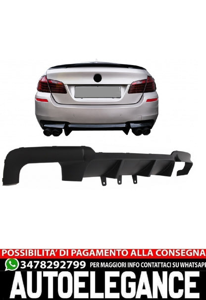 Diffusore d'aria a doppia uscita adatto per BMW Serie 5 F10 F11 (2011-2017) M De