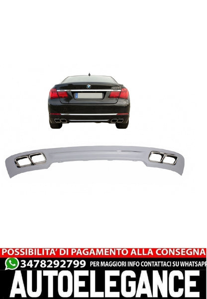 Diffusore posteriore con terminale di scarico adatto per BMW serie 7 F01