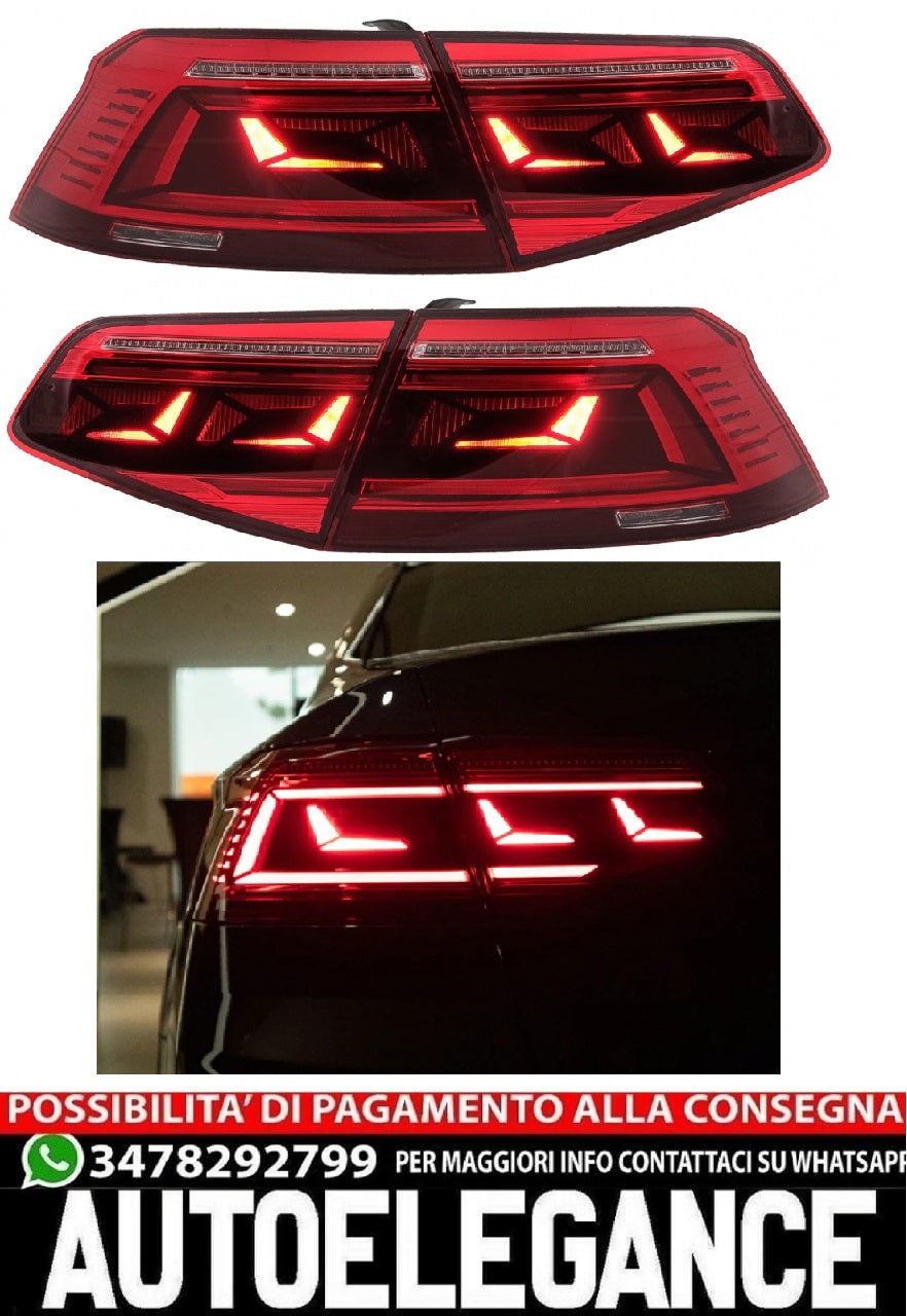 LED Rear Lights Suitable for VW Passat B8 3G (2015-2019) Sedan Sequent
