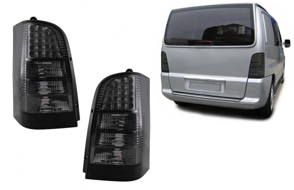 💥Fanali posteriori a LED adatti per Mercedes Classe V Vito W638 96-03 Fumo💥
