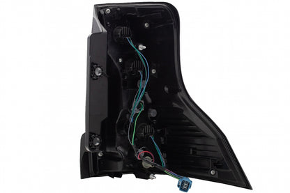 Fanali posteriori a LED adatti per Toyota Land Cruiser FJ150 Prado (2010-2018) Barra luminosa trasparente rossa (2018+) Design