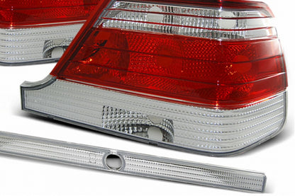 🔥FARI POSTERIORE ADATTO PER Mercedes Classe S W140 Berlina 95-10.98 Red Clear🔥