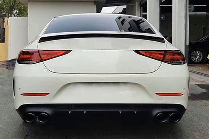 Spoiler cofano bagagliaio adatto per Mercedes CLS C257 (dal 2018 in poi) Nero pi