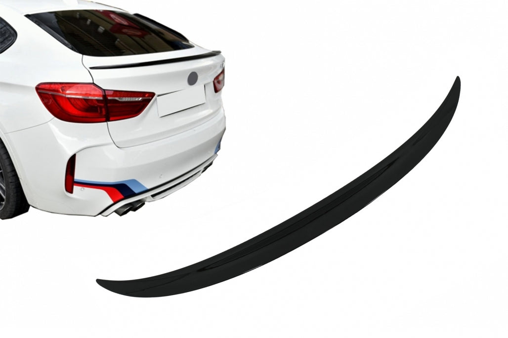 Spoiler bagagliaio adatto per BMW X6 F16 (dal 2015 in poi) Sport Design Piano Nero