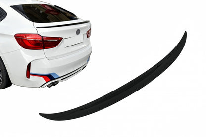 Spoiler bagagliaio adatto per BMW X6 F16 (dal 2015 in poi) Sport Design Piano Nero