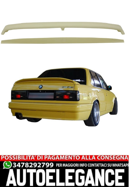 Spoiler bagagliaio adatto per BMW Serie 3 E30 (1982-1992) 2D 4D M-Tech M-Technik