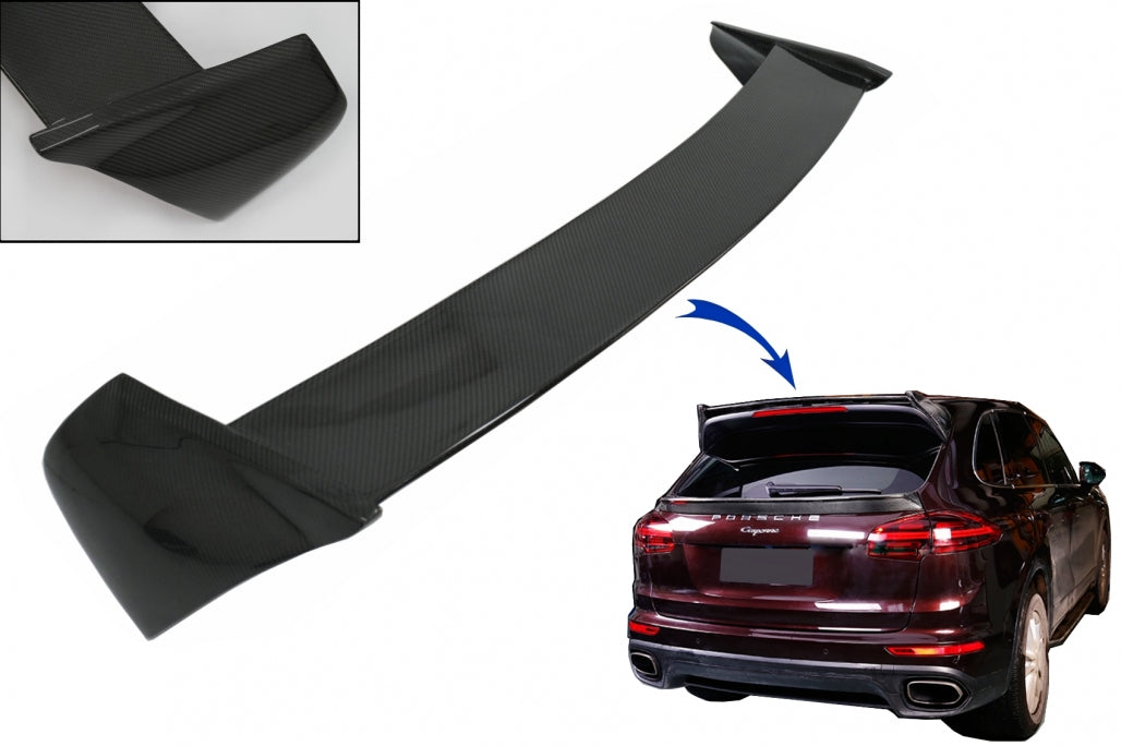 Roof Spoiler Boot Wing Suitable for Porsche Cayenne 958 II SUV (2015-20