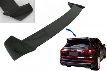 Roof Spoiler Boot Wing Suitable for Porsche Cayenne 958 II SUV (2015-20