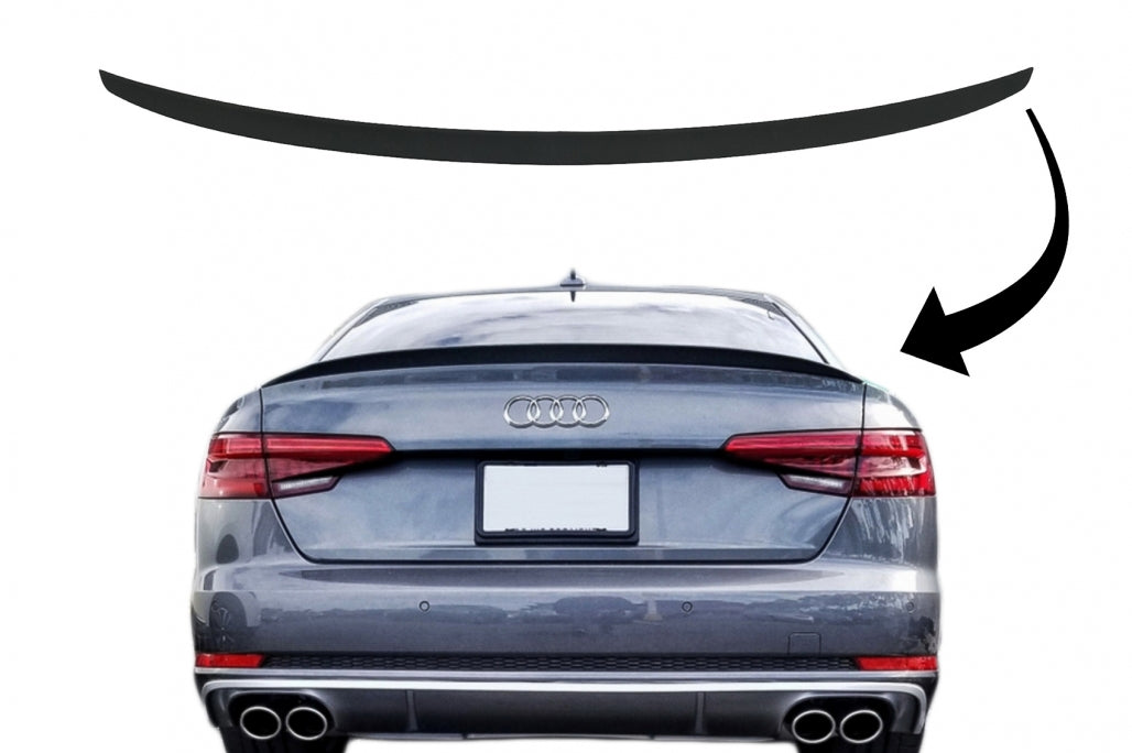 Boot Spoiler Suitable for AUDI A4 B9 Sedan (2016 Onwards) 