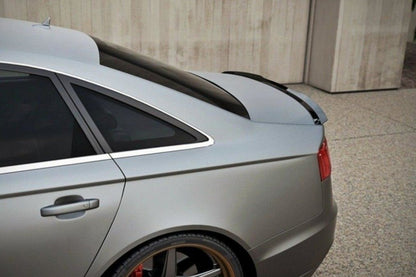 Spoiler bagagliaio adatto per Audi A6 C7 4G Berlina 4 Porte (2011-2018) Nero pia