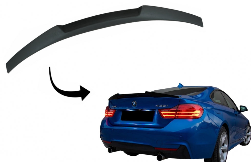 Spoiler bagagliaio adatto per BMW Serie 4 Coupé F32 (dal 2013) M4 CSL Design Ner